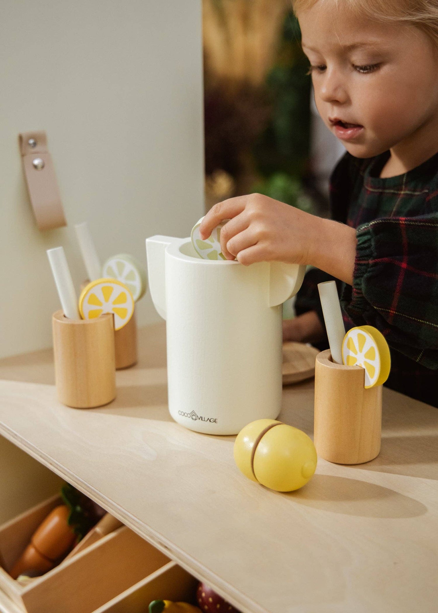 Wooden Lemonade Playset and Accessories