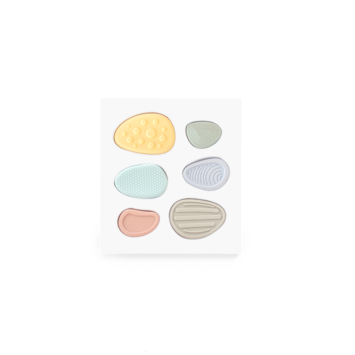 Worry Stones – Calming Sensory Fidget for Kids (Set of 6)