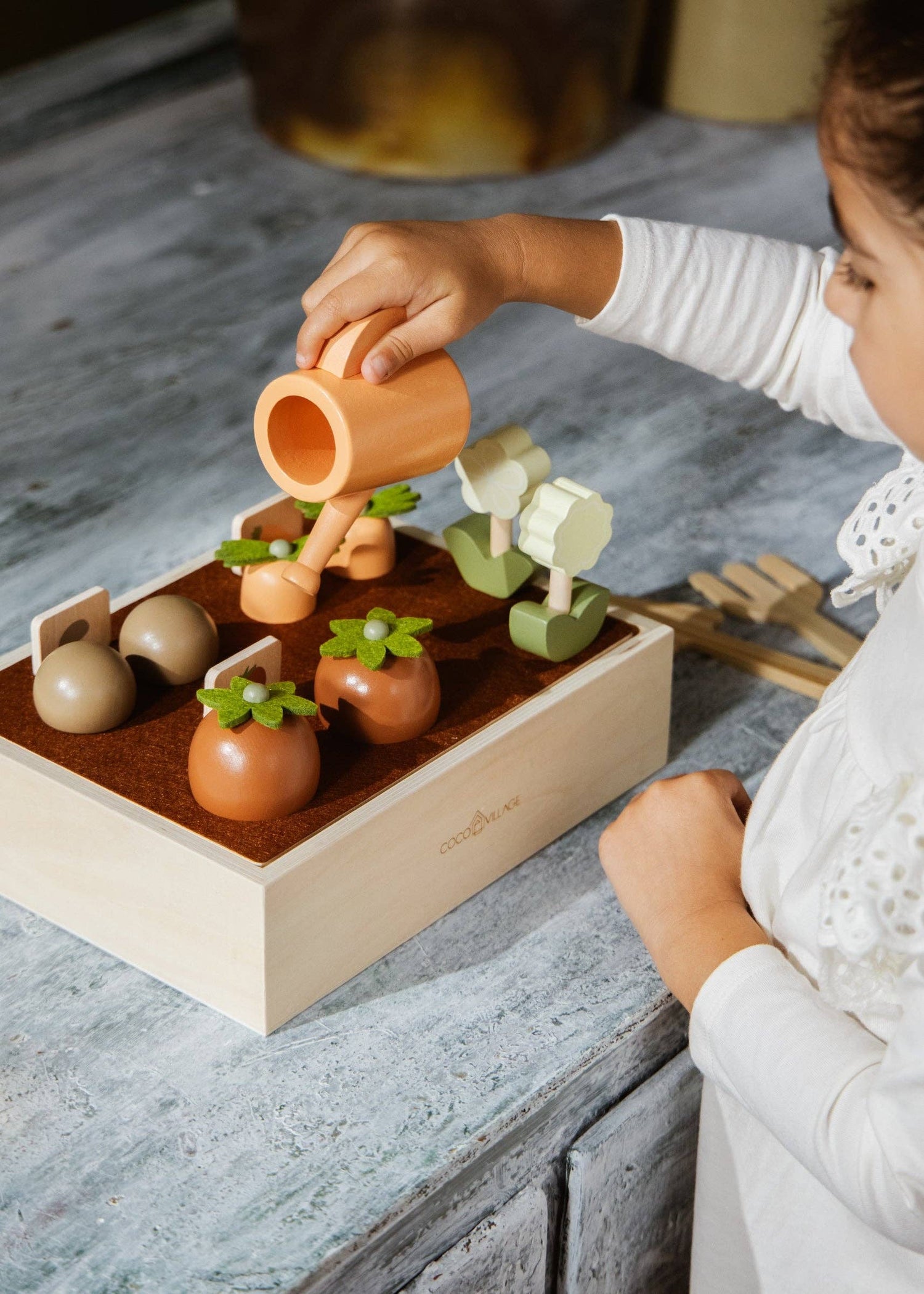 Wooden Gardening Playset and Accessories